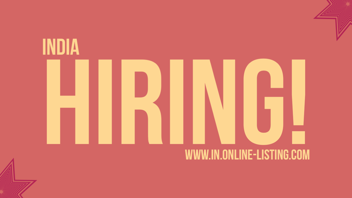 India Jobs Available Online Listing Openings