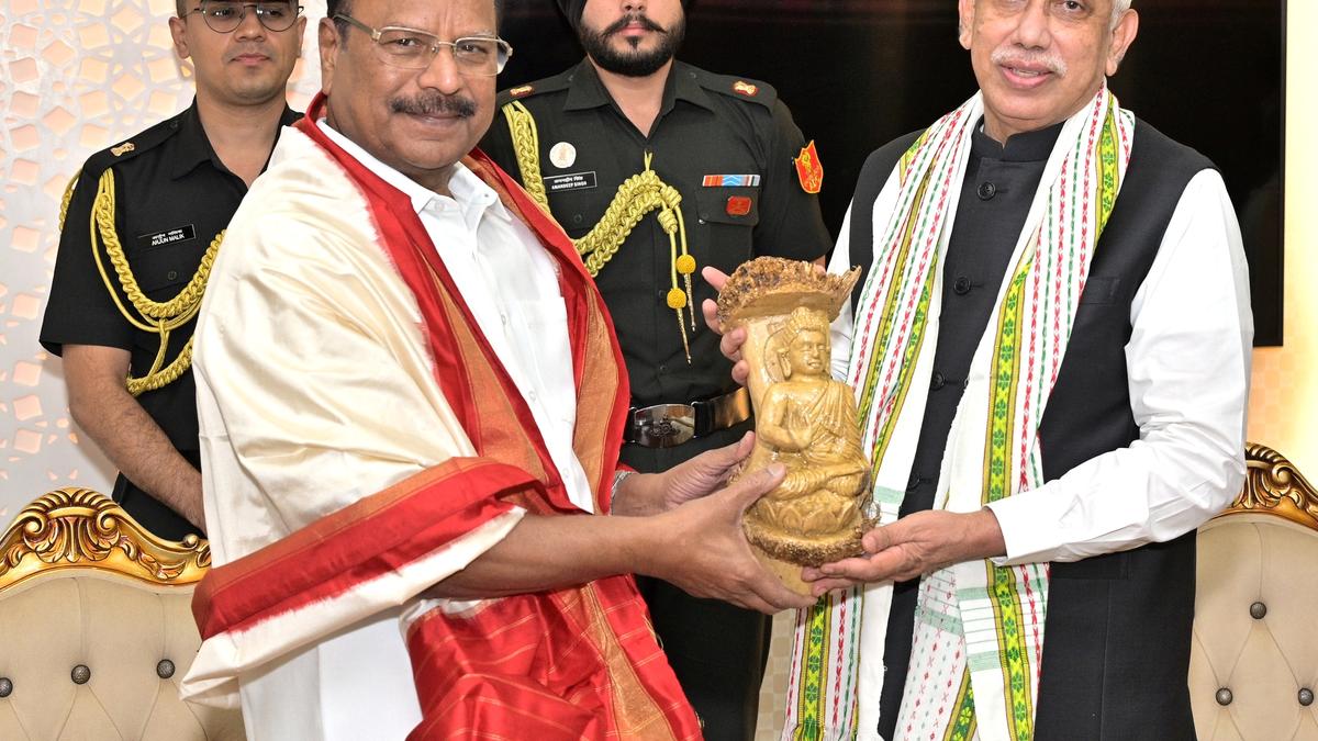 Tripura Governor meets Andhra Pradesh Governor Abdul Nazeer at Raj Bhavan in Vijayawada