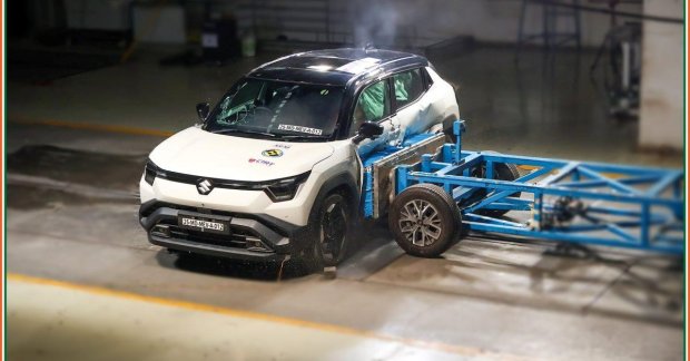 Maruti Suzuki eVITARA Secures 5-Star Bharat NCAP Rating