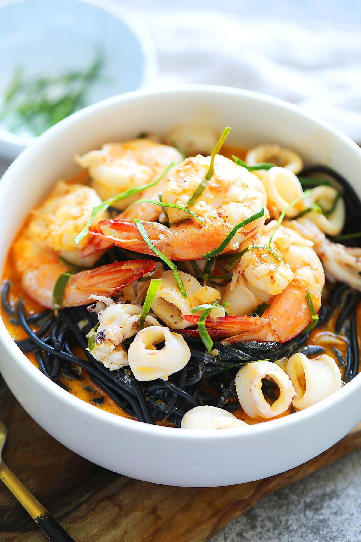 Seafood Squid Ink Pasta