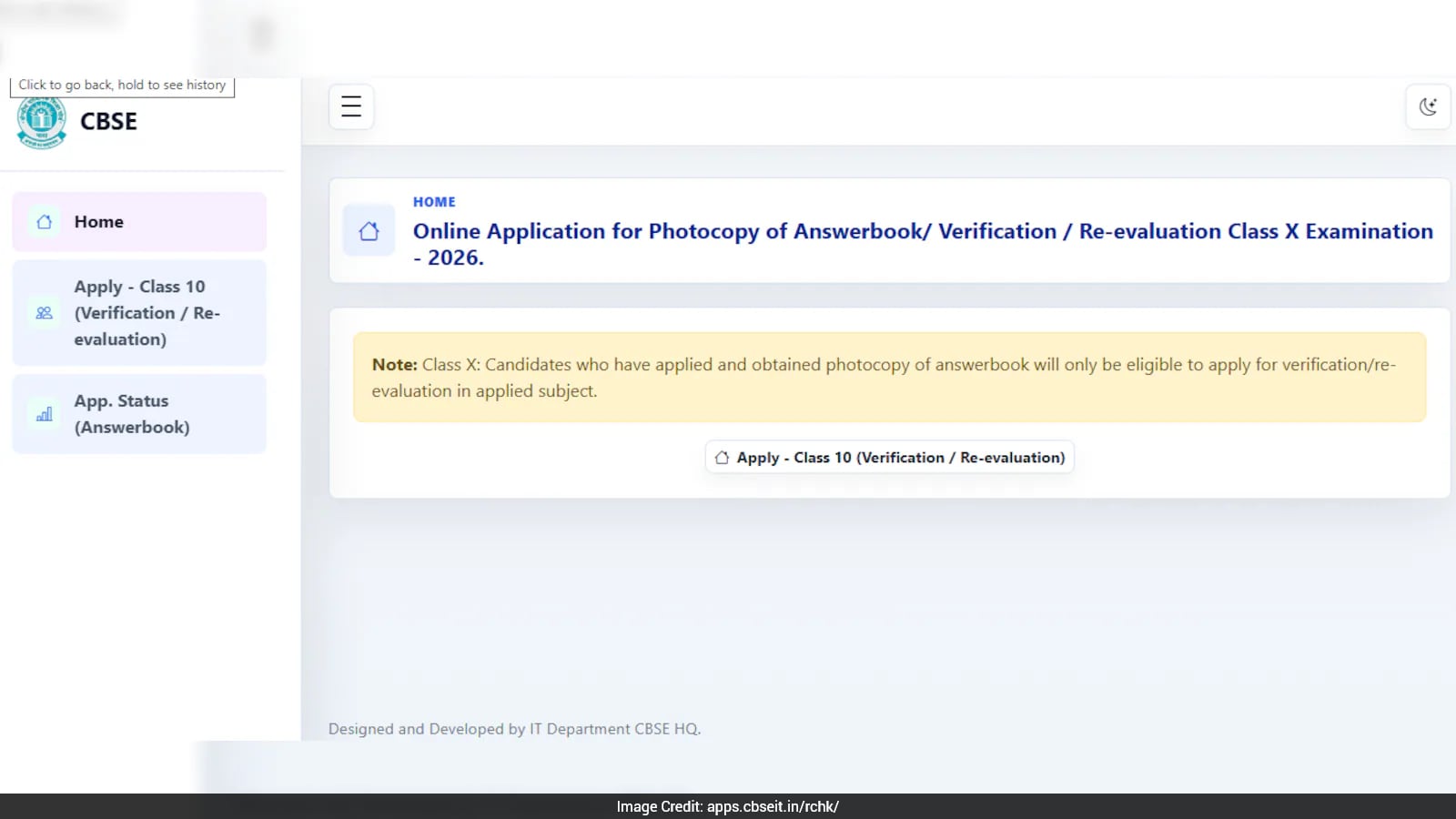 CBSE Class 10 Re-Evaluation 2026 Link Activated: Check Fees And Steps To Apply