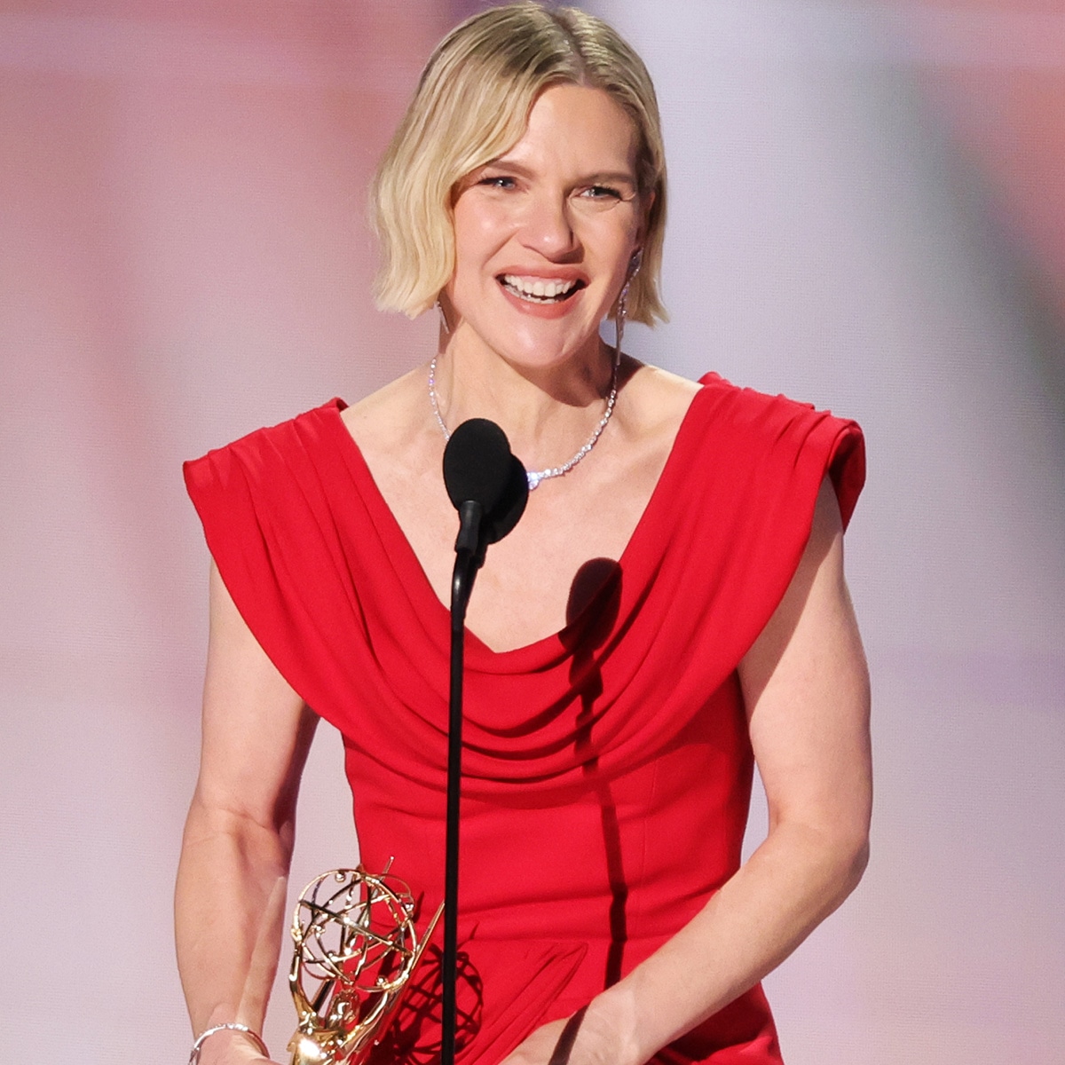 Rhea Seehorn Jokes Beta Blocker Can’t Stop Her Crying at Emmys 2026