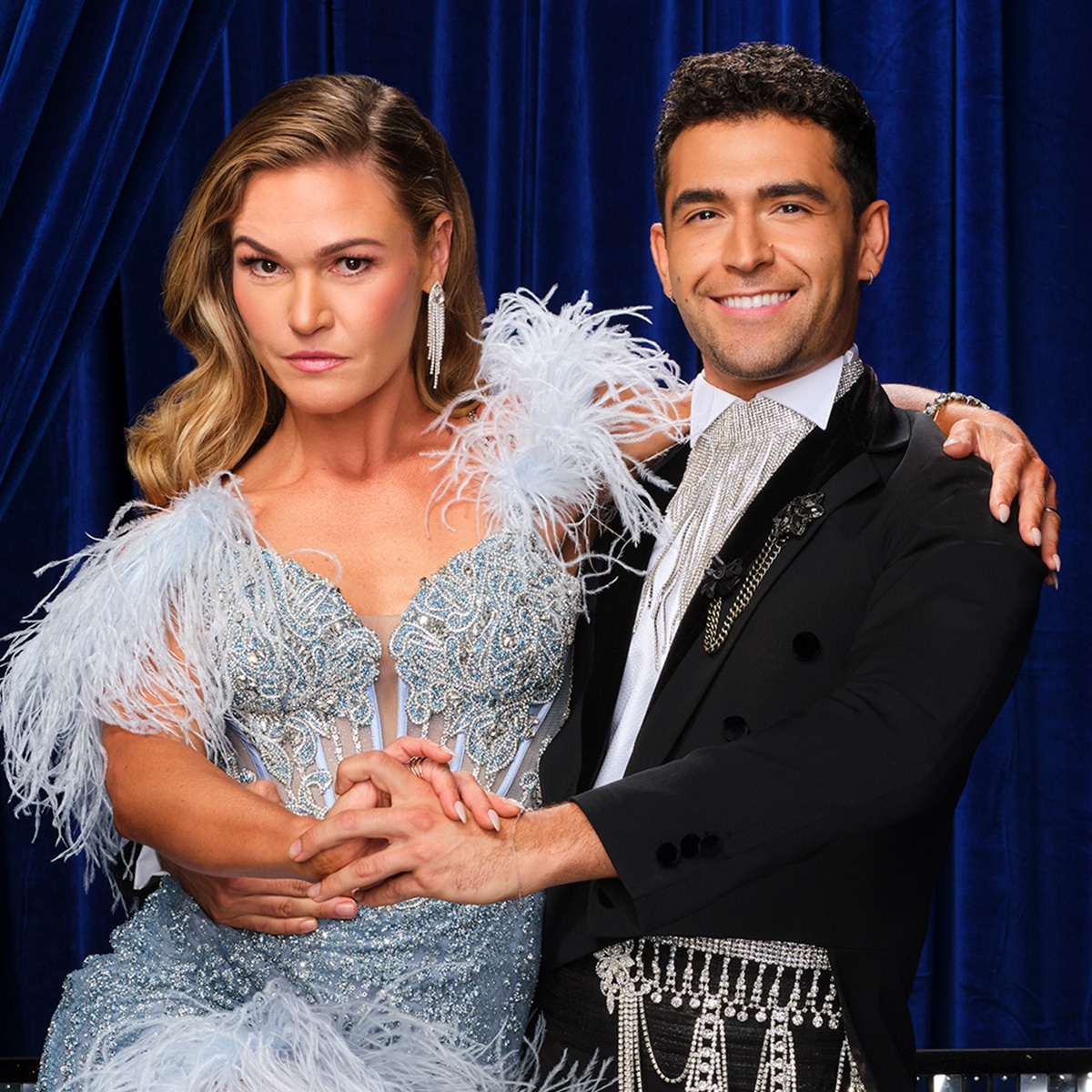 DWTS’ Julia Stiles and Ezra Sosa React to Juilliard’s “Shady” Post