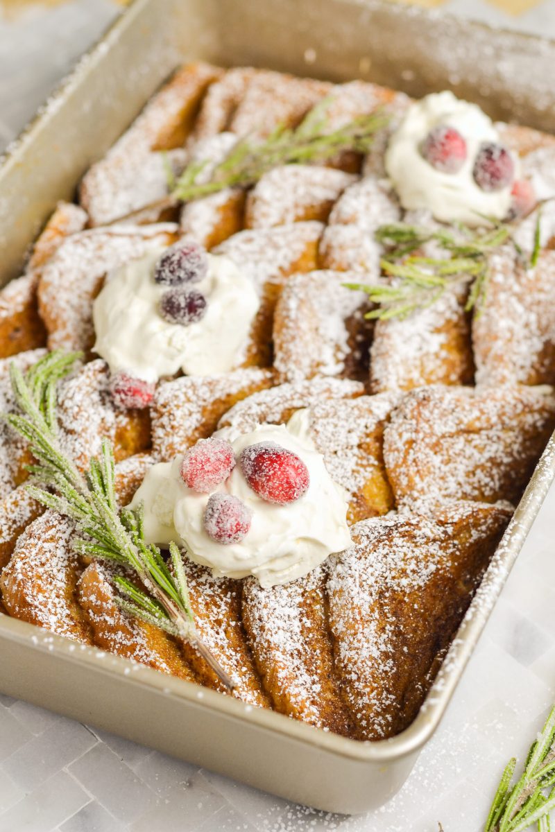 Gingerbread French Toast Casserole